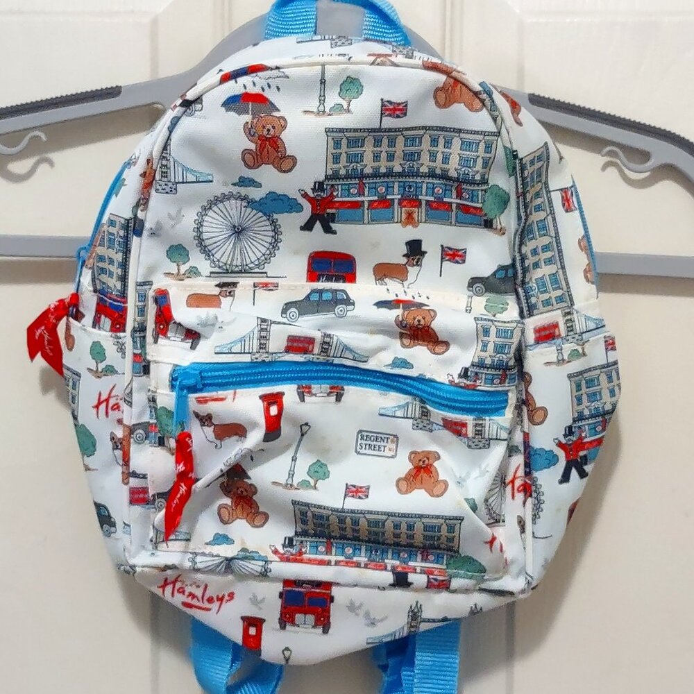 Hamleys Regent Street London Mini Backpack Travel British England Stockout NWOT